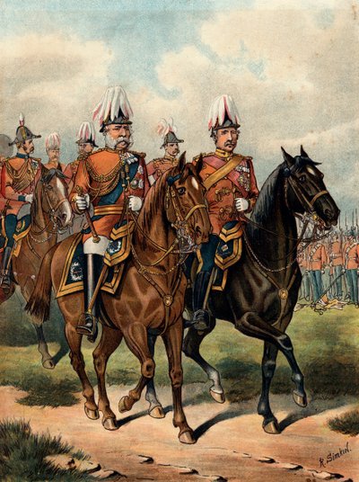 George William Frederick Charles, 2. Cambridge Dükü, İngiliz askeri, c1885 by Richard Simkin