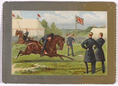 Çadır Pegging Bu Noel tüm çabalarınızı Good Fortune taçlandırabilir mi?, 1890 dolayları by Richard Simkin