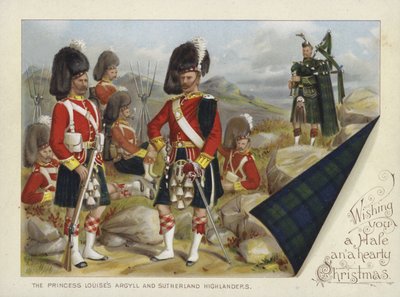 Prenses Louise'in Argyll ve Sutherland Highlanders (chromolitho) by Richard Simkin