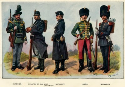 Belçika Ordusu, 1919 Türleri. by Richard Simkin