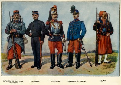 Fransız Ordusu, 1919 Türleri. by Richard Simkin