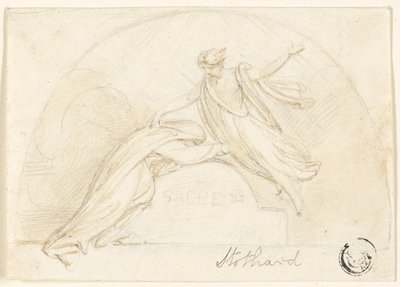 Cenaze Anıtı için Tasarım by Richard Westall