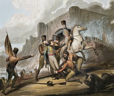Oporto, 'The Victories of the Duke of Wellington'dan, T. Fielding tarafından oyulmuş, pub. 1819 by Richard Westall