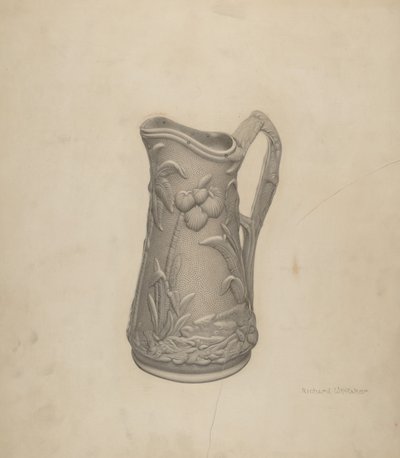 Parian Ware Şurup Sürahi by Richard Whitaker