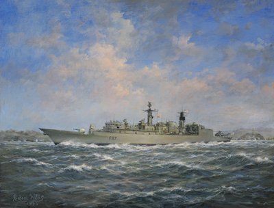 HMS Chatham Tip 22 (Toplu 3) Fırkateyn, 1996 by Richard Willis