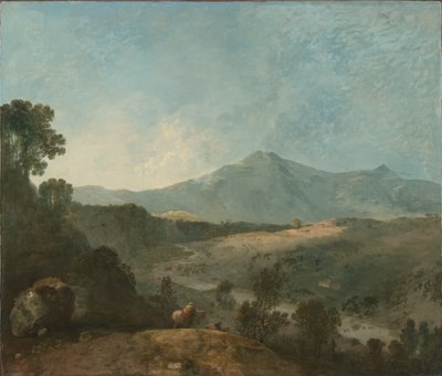 Cader İdris, Mevddach Nehri ile by Richard Wilson