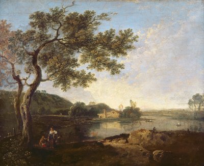 Rakamlarla İtalyan Nehri Sahnesi by Richard Wilson