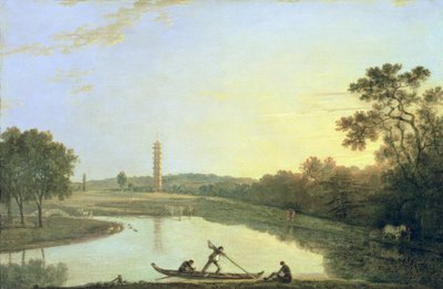 Kew Bahçeleri: Pagoda ve Köprü by Richard Wilson