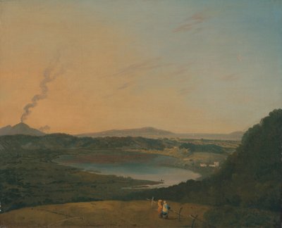 Uzakta Vezüv ile Lago d