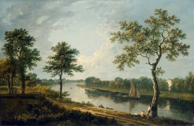 Thames, Marble Hill yakınlarında, c.1762 (tuval üzerine yağlıboya) by Richard Wilson