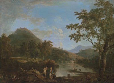 Llangollen'den Dinas Bran by Richard Wilson