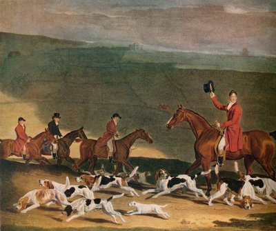 Francis Dukinfield Astley, Av. ve Harriers, 1809. 1941 by Richard Woodman