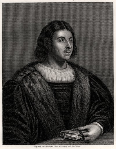 Giovanni Boccaccio, İtalyan yazar ve şair, 19. yüzyıl. by Richard Woodman