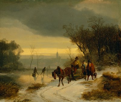Kış manzarası by Richard Zimmerman