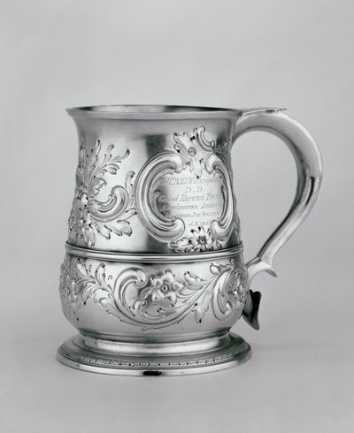 Kulplu kupa, 1740-41, kovalanmış ve oyulmuş c.1845 (gümüş) by Richard and Cooke, Thomas Gurney