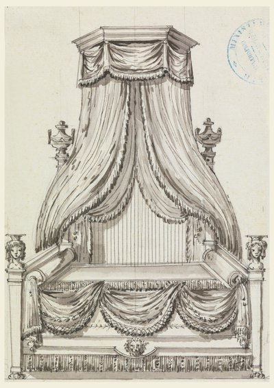 Orijinal Çizim, Cahier VII, plaka 3 by Richard de Lalonde