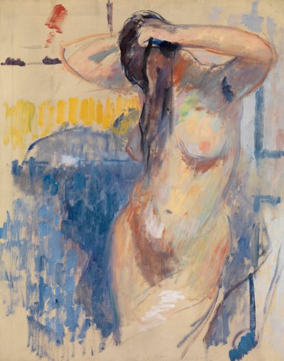 Çıplak Çalışma (tuval üzerine yağlı boya) by Rik Wouters