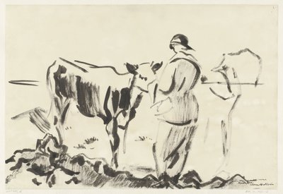 buzağı olan kadın by Rik Wouters
