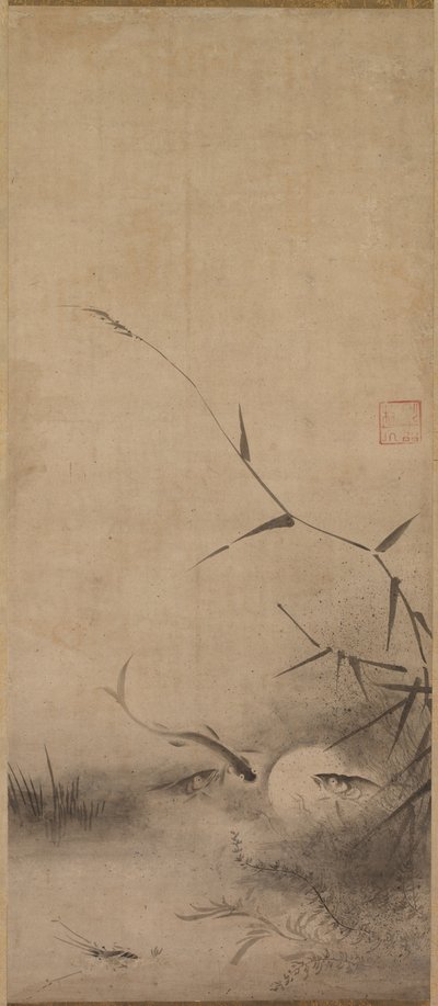 Balık ve Yosun, 16. yüzyıl. by Rinkyo