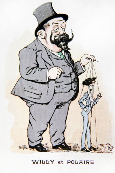 Willy ve Polaire, 20. yüzyılın başları (renkli taş) by Rip