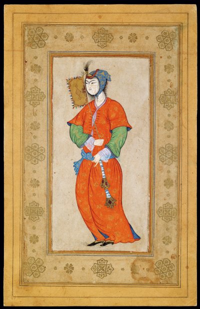 Hayranı olan genç kadın by Riza i Abbasi