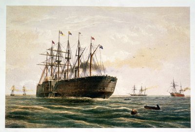 Great Eastern yolda, 23 Temmuz by Robert (after) Dudley