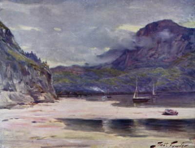 Barmouth Köprüsü (renkli taş) by Robert (after) Fowler