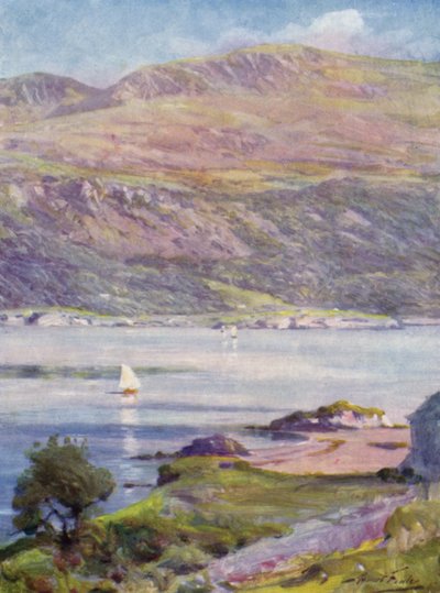 Sunny Afternoon, Cardigan Bay (renkli taş) by Robert (after) Fowler