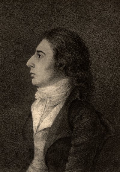 Robert Southey (1774-1843) Romantik ekolün İngiliz şairi, Bristol'de doğdu by Robert (after) Hancock