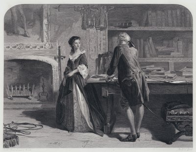 Rob Roy için İllüstrasyon (gravür) by Robert (after) Herdman