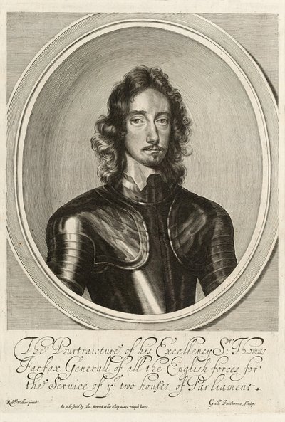 Sir Thomas Fairfax, c.1645 (gravür) by Robert (after) Walker