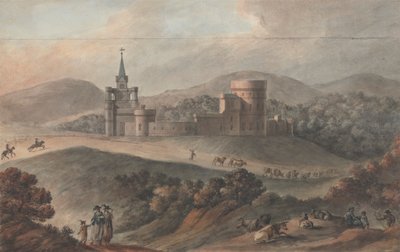 Kirkdale Ahır Mahkemesi için Çalışma, Wigtownshire, İskoçya by Robert Adam