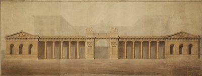 Eski Amirallik Ekranı, 18. yüzyılın sonlarında. by Robert Adam