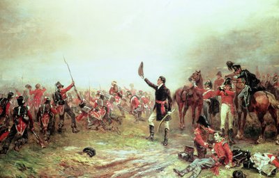 Waterloo Savaşı, 18 Haziran 1815 by Robert Alexander Hillingford