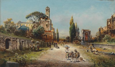 Robert Alott Via Appia 1905 by Robert Alott