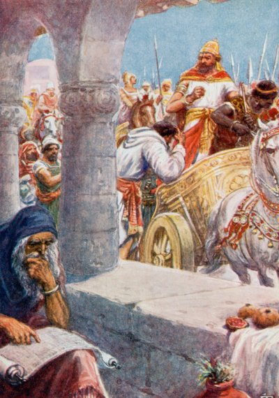 Yeremya (renkli taş) by Robert Ambrose (after) Dudley