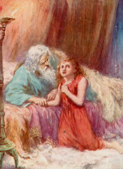 Bu çocuk için dua ettim (renkli taş) by Robert Ambrose Dudley