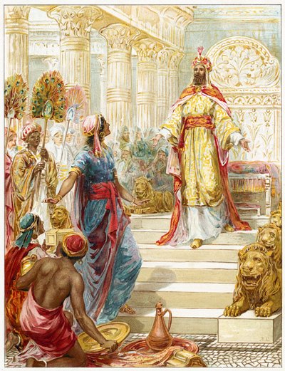 Süleyman ve Saba Kraliçesi by Robert Ambrose Dudley
