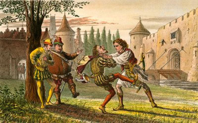 On İkinci Gece, Perde IV, Sahne I by Robert Ambrose Dudley