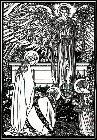 Altar Kitabı için İllüstrasyon, 1892, 1897 by Robert Anning Bell