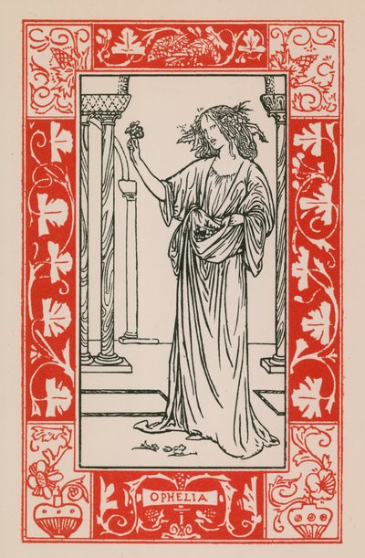 Ofelia, Hamlet by Robert Anning Bell