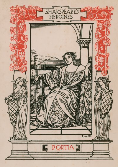 Portia, Venedik Tüccarı by Robert Anning Bell