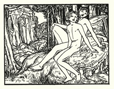 Shelley: Prometheus Unbound (lito) by Robert Anning Bell