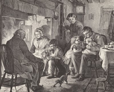 Ateş başı eğlenceleri (gravür) by Robert Barnes
