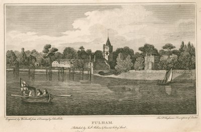 Fulham Kilisesi, Londra by Robert Blemell Schnebbelie
