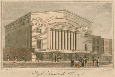 Royal Brunswick Tiyatrosu, Londra by Robert Blemell Schnebbelie