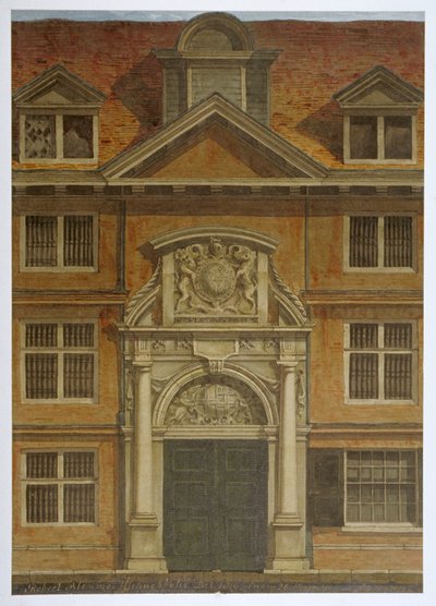 Blackwell Hall, Londra Şehri, 1819 by Robert Blemmell Schnebbelie