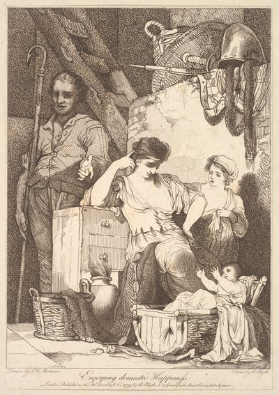 Aile Mutluluğunun Tadını Çıkarmak, 15 Kasım 1779. by Robert Blyth