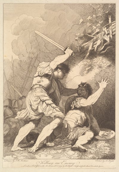 Düşmanı Öldürmek, 15 Kasım 1779. by Robert Blyth