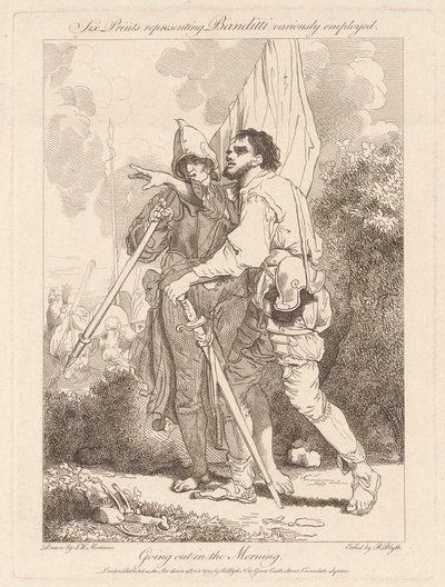 Sabah Dışarı Çıkmak by Robert Blyth, after John Hamilton Mortimer